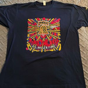 Philadelphia Phillies MillerTime Liberty Bell Baseball T-Shirt, XL